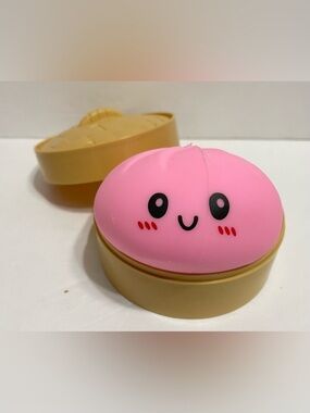 Rainbow Mystery Dumpling Squishy Bun Viral 3.5”Large NEW SEALED Crazy Fun-Pink